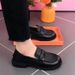 Spring 2025 Non-Slip Soft Sole Slip-On Loafers British Style Comfortable Casual Leather Work Shoes_vogvips.com