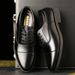 New Spring Autumn Business Formal Three-Joint Leather Men's Korean Style Lace-Up Fashion Casual Trendy Shoes_vogvips.com