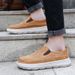 Suitable For All Seasons Spring 2024 New Men's Genuine Leather Slip-On Loafers_vogvips.com