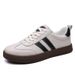 Cross-Border Genuine Summer New Comfortable Soft Sole Sports Style Casual Sneakers Men's Leather Waterproof Forrest Gump_vogvips.com