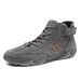 thick-soled Warm Men's Casual Shoes Short Boots Outdoor Casual Men's And Women's Boots Velvet Large-size Men's Shoes Martin Boots_vogvips.com