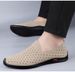 Casual Men's Single Shoes Cow Two-layer Leather Casual Lazy Loafers_vogvips.com