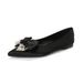 Pointed Single Shoes Women's Flat Bottom Shallow Mouth Temperament Versatile Soft Sole Ladyshoes_vogvips.com