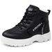 Snow Winter Fleece-Lined Shoes Cold-Proof Warm Long Versatile Cotton Cross-Border Plus Size Women's Boots_vogvips.com