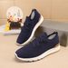 New Men's Knitted Mesh Breathable Sports Thick Sole Lightweight Comfortable Versatile Trendy Casual Shoes_vogvips.com