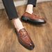 Nightclub Hairstylist Pointed Casual Leather British Lazy Business Loafers Men's Shoes_vogvips.com