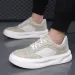 2026 Summer New Mesh Breathable Slip On Casual Men's Lightweight Walking Cloth Shoes Soft Sole Lazy_vogvips.com