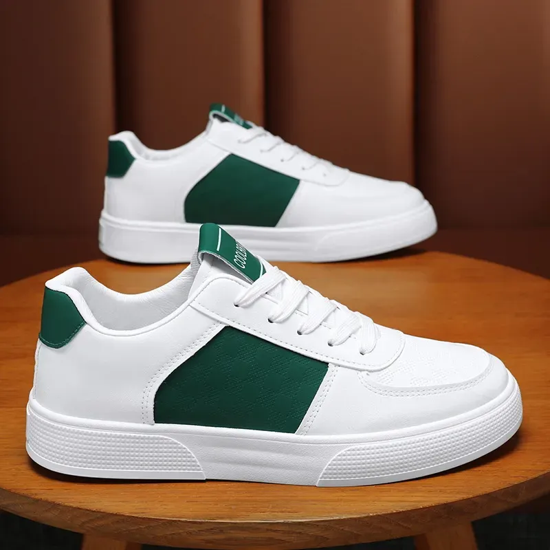 Men New Breathable White Korean Version Versatile Casual Style Trendy Shoes Fashion Comfortable Black Free Shipping_vogvips.com
