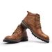 European Warm Series SYD Goodyear Martin Men Genuine Leather Caual Britih Style Color Polihed High-top Shoe Height Increaing Riding_vogvips.com