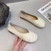 Soft-soled Single Shoes Women's Shallow Mouth Flat-soled Grandma Shoes With Skirts Doudou Shoes_vogvips.com