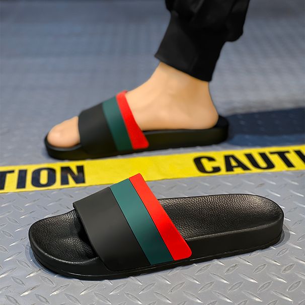 YRZL Slippers Summer Soft Sandals Breathable Lightweight Slides For Men Non-Slip Comfortable Shoes Outdoor Casual_vogvips.com