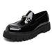 Glide Thick-Soled Height-Increasing British Style Big-Toe Business Loafers Spring And Autumn New Trendy Men's Casual Leather_vogvips.com