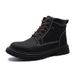 Martin Boots Men's Platorm Boots Men's Shoes Men's Short Boots Leather Boots_vogvips.com