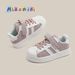 Children's Small White Shoes In The Autumn Of 2025, New Girls' Shell-head Leisure Shoes With Soft Soles, Boys' Sports Shoes And Children's Shoes_vogvips.com