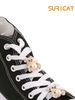 shoelace Charm Pendants With ABS Butterfly Buckle Decorations And Pearl-studded Rhinestone Bears. DIY Luxury Rhinestone Shoelace Clip Accessories_vogvips.com