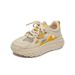 Daddy Shoes Female Student Sports Running Casual Mesh Breathable Height-increasing Shoes_vogvips.com