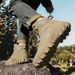 High-top Boots Men OutdoorAnti-slip Lace-upThick-soled Durable Ankle Boots Men Casual ComfortableBreathable Hiking Shoes Me_vogvips.com