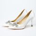 Women S Fashion Sexy Bridesmaid Pointy Small Fragrant Wind White Large Size Matching Single Shoes_vogvips.com