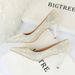 MTX 9219-A1 Fashionable Nightclub Slimming Women's Thin Heel High Heels Shiny Sequin Single Shoes_vogvips.com
