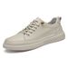 Retro Men's Board Shoes Platform Low-top Casual Shoes Small Leather Shoes Men_vogvips.com