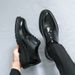 2025 Large Size Glossy Leather Men's Casual Business Formal Shoes Wedding New_vogvips.com