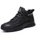 Warm Wool-Lined Snow Boots Leather Shoes Versatile_vogvips.com