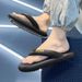 Men's Flip-flops, 2025 Summer New Soft Thick Bottom Non-slip Anti-odor Home Versatile Daily Lightweight And Comfortable_vogvips.com