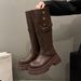 Over-the-Knee High For Women 2025 Autumn Winter New Thick-Soled Height-Increasing Martin Versatile Riding Boots_vogvips.com