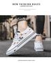 Spring Men's Shoes New Breathable Ripped Canvas Shoes Korean Style Trendy Versatile Shoes Men's Slip On Trendy Shoes_vogvips.com