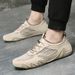 Men's Casual Sneakers Large Size Sewn Leather Mesh Shoes Octopus Men's Shoes Lazy Shoes_vogvips.com