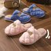New Cotton Slippers For Home Use, Couple Slippers For Women, Maternity Slippers, Furry Slippers, Non-Slip Winter Slippers_vogvips.com