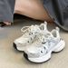Women's Dad Sneakers 2025 Summer Autumn New Style Mesh Breathable White Height Increasing Casual Sports Shoes For Petite_vogvips.com