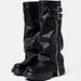 Hot Girl Thick-Soled Slouchy Booties For Women 2025 New Small Size Over-the-Knee Side Zipper High Tube Riding Boots_vogvips.com