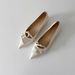 New Pointed Toe Style Low Heel Shallow Mouth Single Shoe Women Commuting With A One-piece Strap For Daily Versatile_vogvips.com