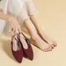 BT6 Queen Knit Peep-Toe Flat Sandals - Breathable Openwork Design With Adjustable Ankle Strap | Multiple Colors & Sizes For Women"_vogvips.com