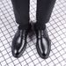 Spring And Summer Pointed Leather For Men, Youth British Business Casual Shoes, Formal Lace-up Height-increasing Groom_vogvips.com