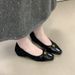Chufang Bowknot Wedge Heel - New Spring/Autumn Vintage Suede Commuting Camellia Versatile Shoes_vogvips.com