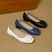 French-style Soft Leather Loafers, New Spring And Autumn British Style Slip-on Shoes, Large Size, Chunky Heel, Shallow_vogvips.com