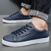 Summer New Men's White Low Top Sneakers Fashionable And Versatile Casual Shoes for Younger Men_vogvips.com
