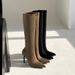 Women's Pointed Toe Stiletto Knee High Boots Over The Knee Stretch Slim Fit Boots With High Heel Fashion Tall Boots High Top Boots For Petite Women_vogvips.com