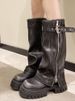 2023 Spring And Autumn New Over-the-Knee Long For Women Martin With Belt Buckle Thick Sole Motorcycle Riding High Tube_vogvips.com