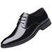 Plus Size Formal Men's Business Leather Autumn Soft Sole Breathable Casual British Korean Style Lace-up Black Driving_vogvips.com