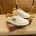 2025 New Little Bee White High End Versatile Casual Shoes, Trendy Men's Fuguqi Board Shoes_vogvips.com