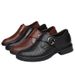 Crocodile Pattern Casual Men's Leather Shoes Platform Shoes Large Size Shoes_vogvips.com