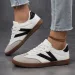 Women's Skateboard Lace-Up Leather Retro Moral Training Shoes, Outdoor Casual Sports Shoes_vogvips.com