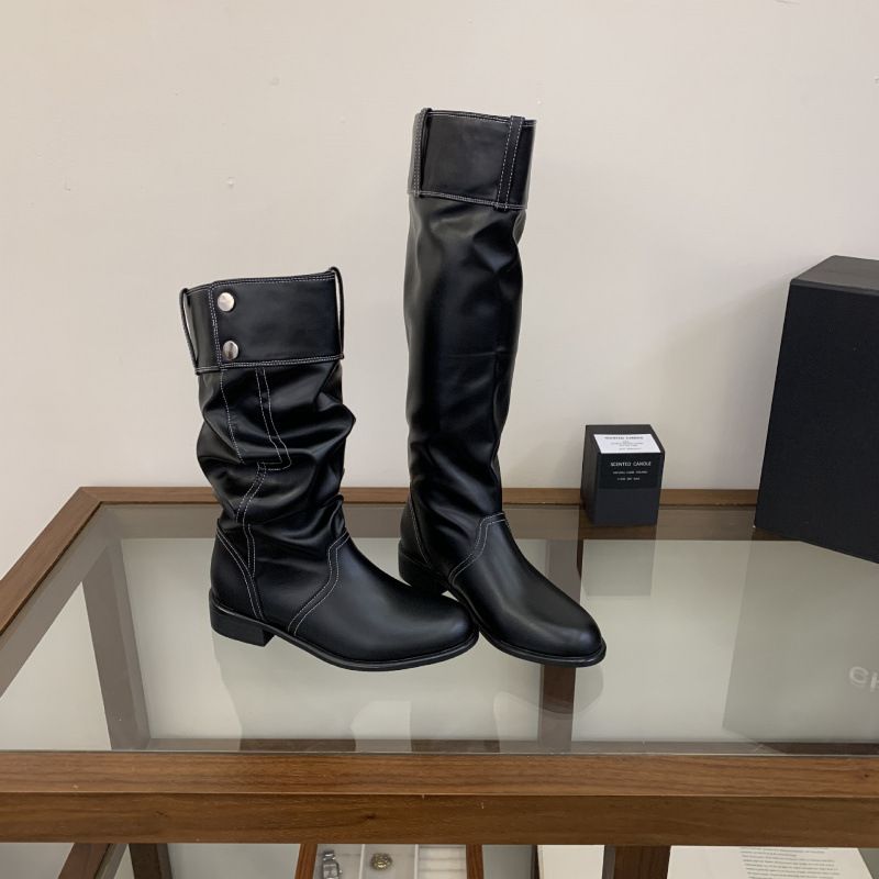 Chunky-Heeled French-Style Over-The-Knee Women's Boots, 2026 Autumn New High-Tube Stacked Riding Boots_vogvips.com