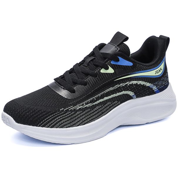 Large Size Flyknit Shock Absorbed Casual Sports Summer Mesh Men's Lightweight Running Shoes Hot Selling_vogvips.com