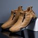 European Warm Series Octopus Shoes High-top Martin Spring Summer Men's Casual Ankle Boots_vogvips.com