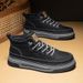 Men's High Top Sneakers Thick Sole Soft Sole Height Increasing Anti-Slip Casual Fashion Versatile Spring New Skate Shoes_vogvips.com