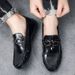 SHLIANG Fashion Men's Casual Shoes Loafers Soft Sole Comfortable Business Driving Shoes Lazy Person's Footwear Insole Plastic Upper X0040_vogvips.com